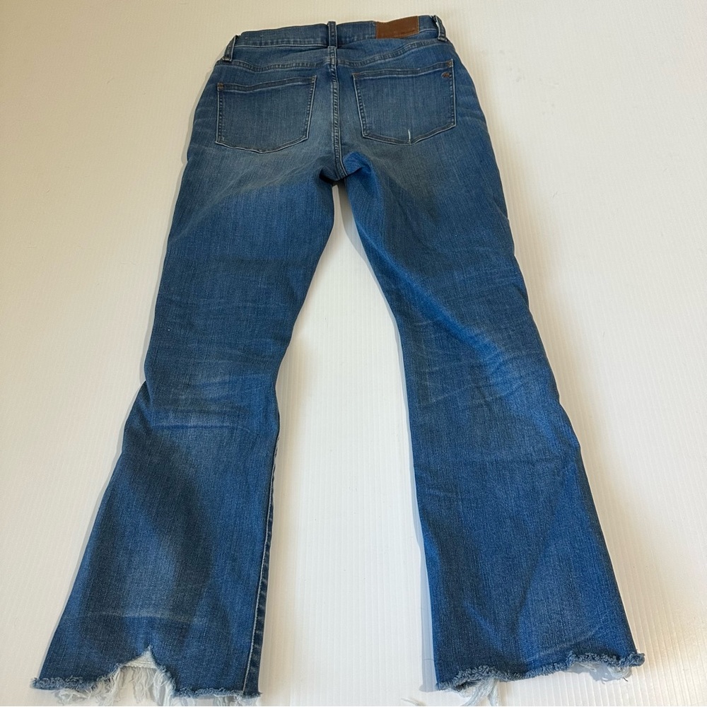Madewell Cali Demi Boot Jeans Bronson Wash Button Front Edition, 26 - Picture 3 of 11